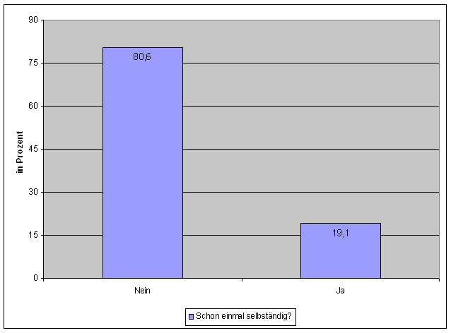 Frage 19: Berufserfahrung — Diagramm